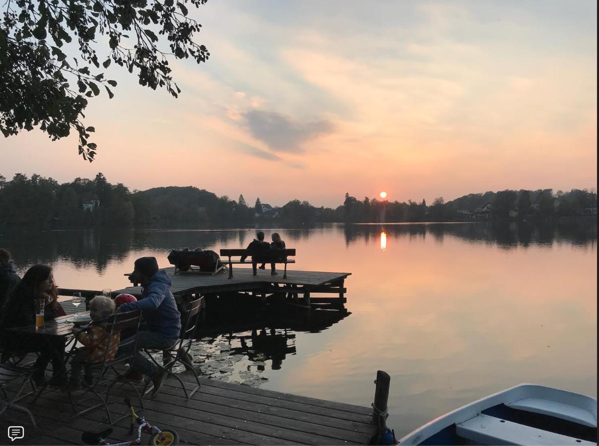 Snug Stays I 3 Zimmer Design Apartment Am See Mit Garten I Home Office I Highspeed Wifi Weßling Exteriör bild