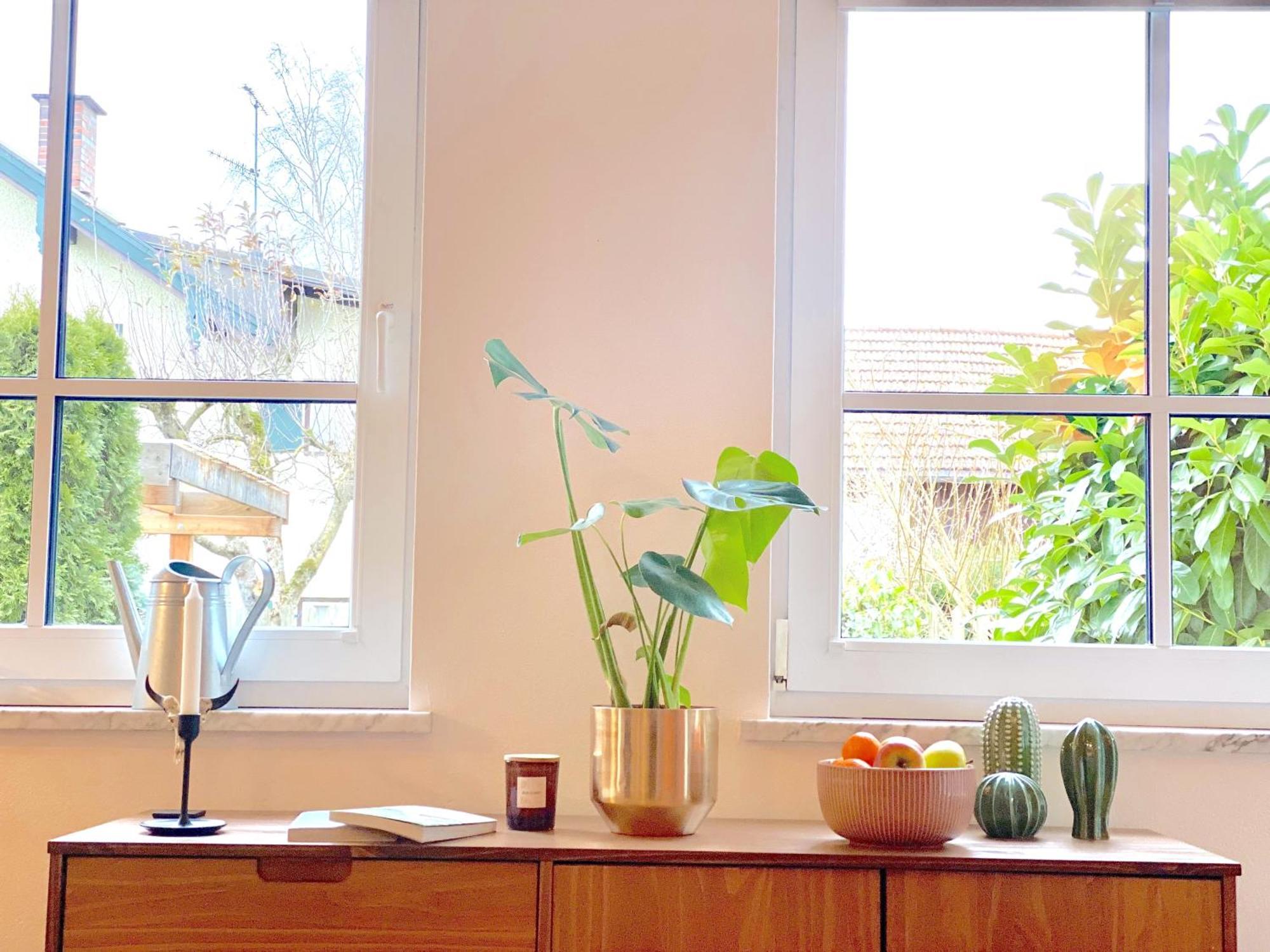 Snug Stays I 3 Zimmer Design Apartment Am See Mit Garten I Home Office I Highspeed Wifi Weßling Exteriör bild